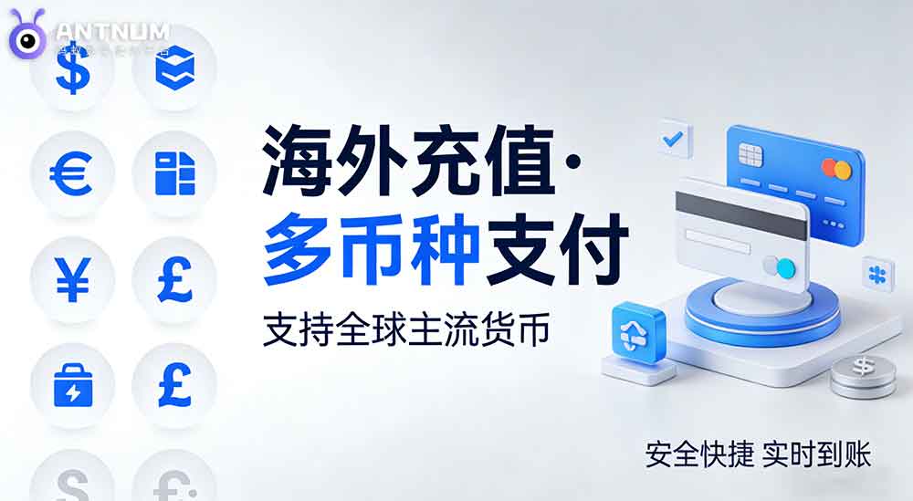 海外充值如何利用多币种支付提升海外充值体验？-ANTNUM蚂蚁数字