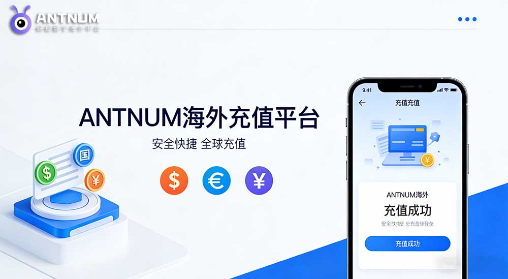 春节期间有不休息的海外充值平台？-全天候极速到账代充平台ANTNUM